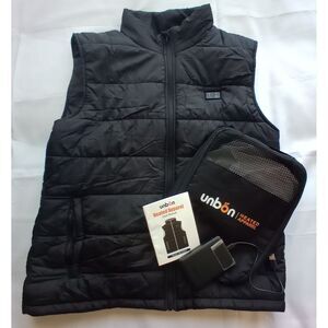 UNBON Lightweight Heating Sleeveless Vest Rechargeable Battery Pack Size Large